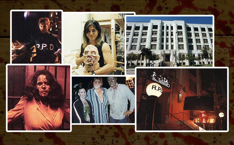 Photos from Norman C. England’s Zombie Farm Website of the Bio2 Commercial Shoot in late 1997.